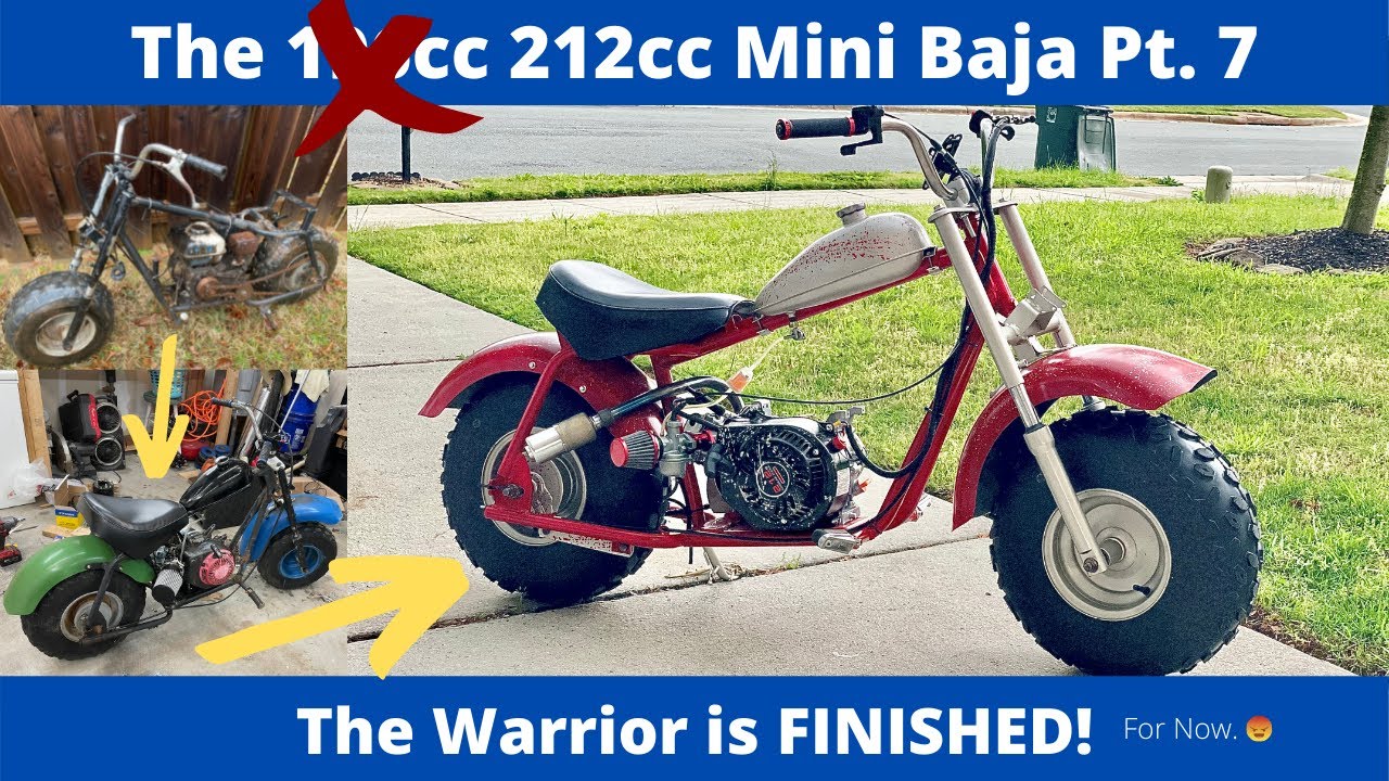 Baja Warrior Rebuild Pt. 7 | DONE | First Ride on Upgraded 212cc Beast ...