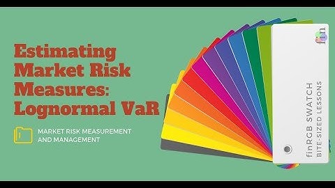 Lognormal VaR (FRM Part 2, Book 1, Market Risk)