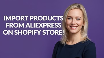 IMPORT PRODUCTS FROM ALIEXPRESS ON SHOPIFY STORE! - Julia