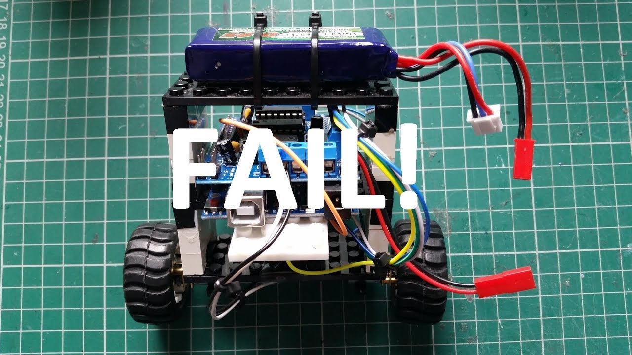 Part 2F - 2 Wheeled Self Balancing Bot Arduino Adafruit Motor Shield GY ...