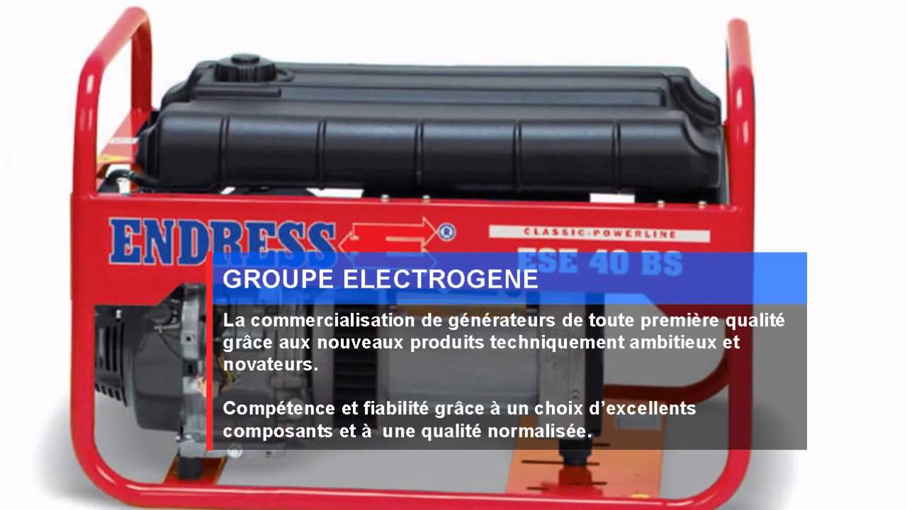 MFIndustrielle - groupe électrogène