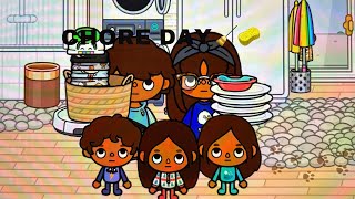 CHORE DAY🧹🧽||*WITH VOICE*|| Toca Boca roleplay screenshot 5