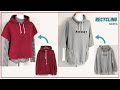 DIY Recycling Hoodle|후드티 쉬운 리폼|Very Easy|안입는옷 리폼|Sweatshirt Refashion| 후드조끼|Hooded vest|옷 만들기|服リフォーム