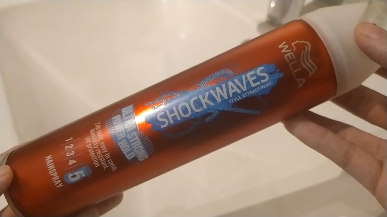 Great Hairspray With Strong Hold! | Shockwaves Hairspray Review
