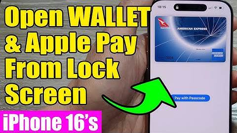 💳 iPhone 16/16 Pro Max: How to Open WALLET & Apple Pay from Lock Screen