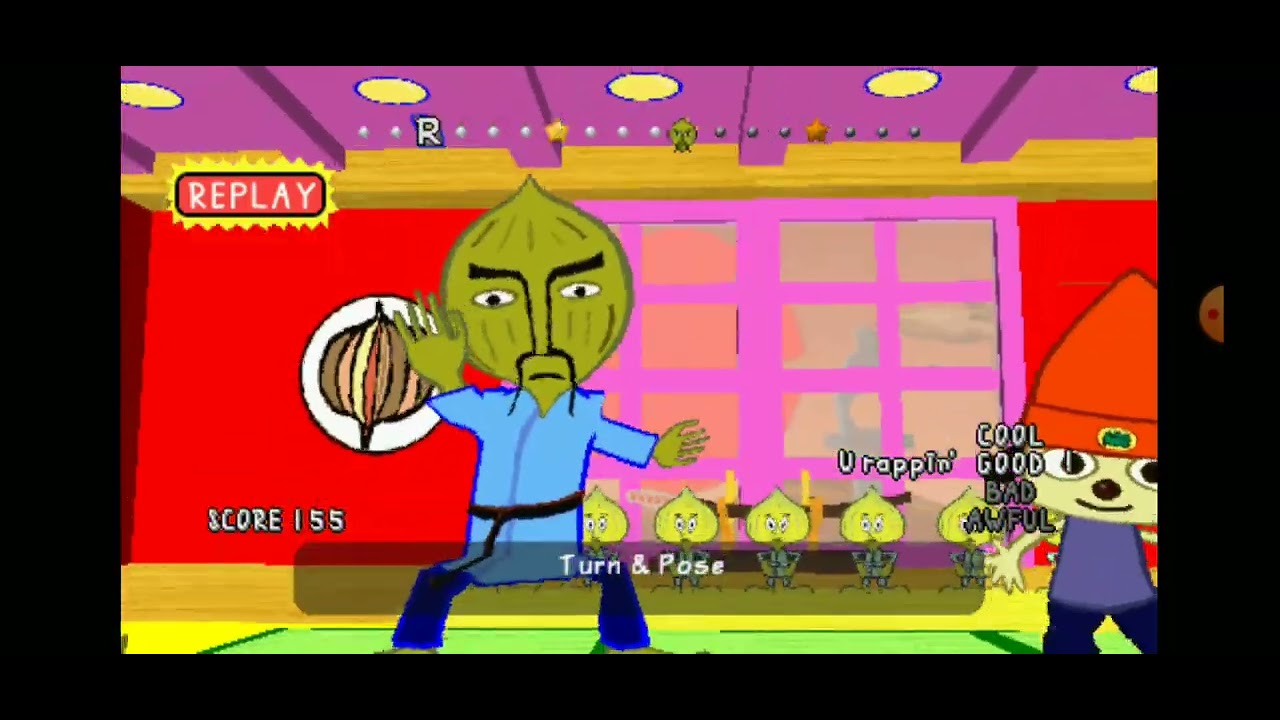 [Replay] parappa the rapper 1 psp level 1 U rappin cool - YouTube