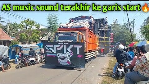AS music peserta terakhir yang menuju garis start karnaval gampingan pagak
