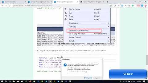 Data Driven Automation in Specflow using Scenario Outlines with example