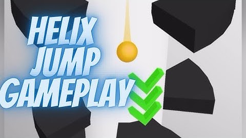 Helix Jump gameplay / very satisfying and relaxing sounds