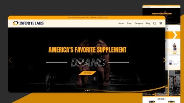 Design an Inspiring Gym Products Landing Page | HTML, CSS & Vanilla JS Tutorial