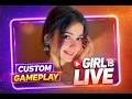 AG GIRL IS LIVE FREE FIRE COSTOM GAMEPLAY