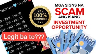 Vico Sotto | ANO ANG SIGNS NA SCAM ANG PAPASUKAN MONG INVESTMENT? (Dec. 20, 2023)