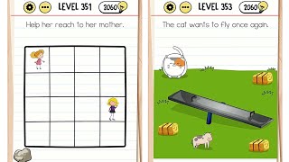 Brain Test Tricky Puzzles Level 351 352 353 354 355 356 357 358 359 360  Solution or Walkthrough 