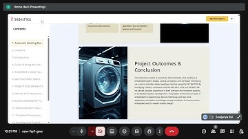 Emertxe Emedded Systems Internship Video Presentation |  Automatic Washing Machine