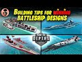 Building tips for winning battleship designs  from the depths tutorial