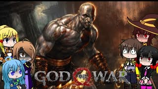 Konosuba React to God of war Kratos past