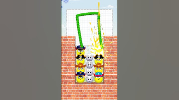 DRAW TO SMASH: Logic Puzzle vs HIDE BALL : Brain Teaser ASMR Gameplay Android iOS short.