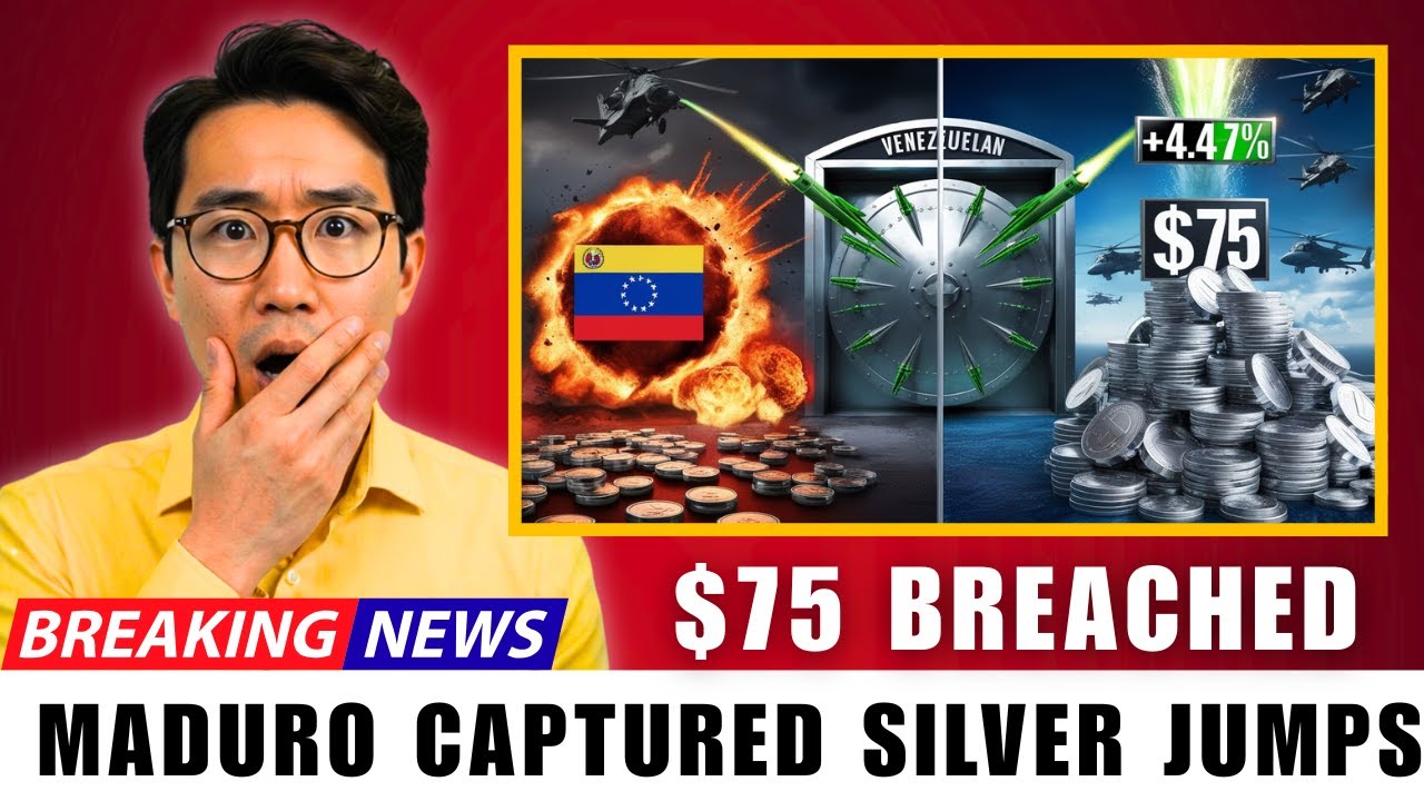 $75 SILVER ON WAR NEWS: Venezuela Regime Change Ignites Safe Haven Panic – What Happens Next