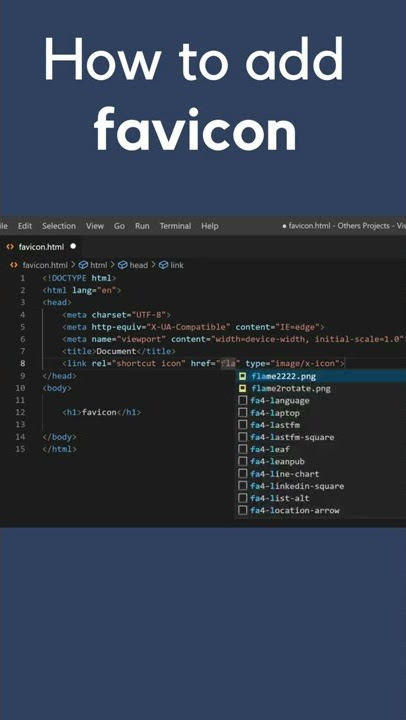 How to add favicon in your website