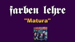 Farben Lehre - Matura | album Atomowe zabawki | Music Net England | 2001 chords