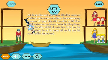 River Crossing IQ Answers Logic 7 #river #crossing #iq #logic7