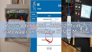 Reseña del PUSR -DR302 Modbus Gateway con Modbus RTU a Modbus TCP RS485 a Ethernet convertidor