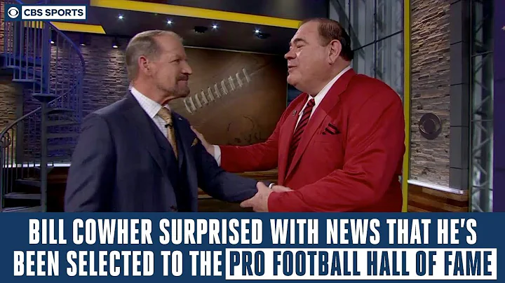 Bill Cowher gets surprised with news that he's bee...