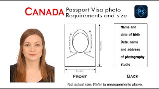 How To Make Canada Passport Size Photo / Visa photo requirment and Size screenshot 5