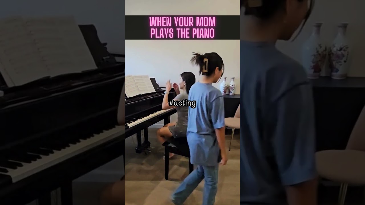 Watch When Your Mom Plays Piano on YouTube Watch When Your Mom Plays Piano on YouTube