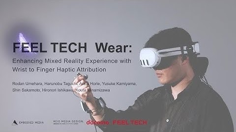 FEEL TECH Wear : Enhancing Mixed Reality Experience with Wrist to Finger Haptic Attribution