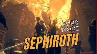 [FFVII Rebirth] Cloud and Aerith V. Sephiroth, Hard mode. Lots of Damage. Lots of Materia.