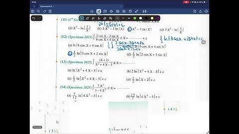 Homework Session 8 (Calculus) 3rd sec