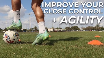 Improve Close Control Dribbling And Change of Direction | 10 Drills For Footballers