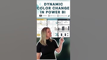 Dynamically change colors in Power BI using Conditional formatting NO BOOKMARKS, NO JSON