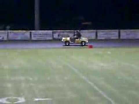 Charlotte High Homecoming Court 2007, walking out onto field