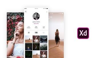[TUTORIAL] Instagram Social Media App - (Design & Prototype) Adobe XD