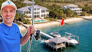 I Fished a $4,900,000 Mansion from Land! *Trophy Fish Caught*