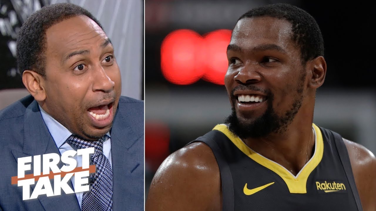 Stephen A. begs for KD to join the 