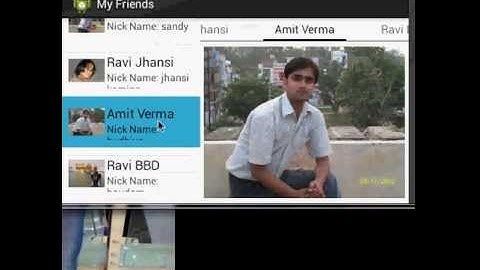 Fragemet list view with image and text