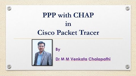 PPP with chap in Cisco Packet Tracer