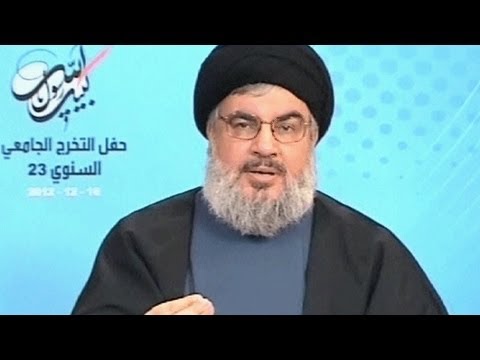 نصرالله يحذر القاعدة من كمين نصب لها في سوريا