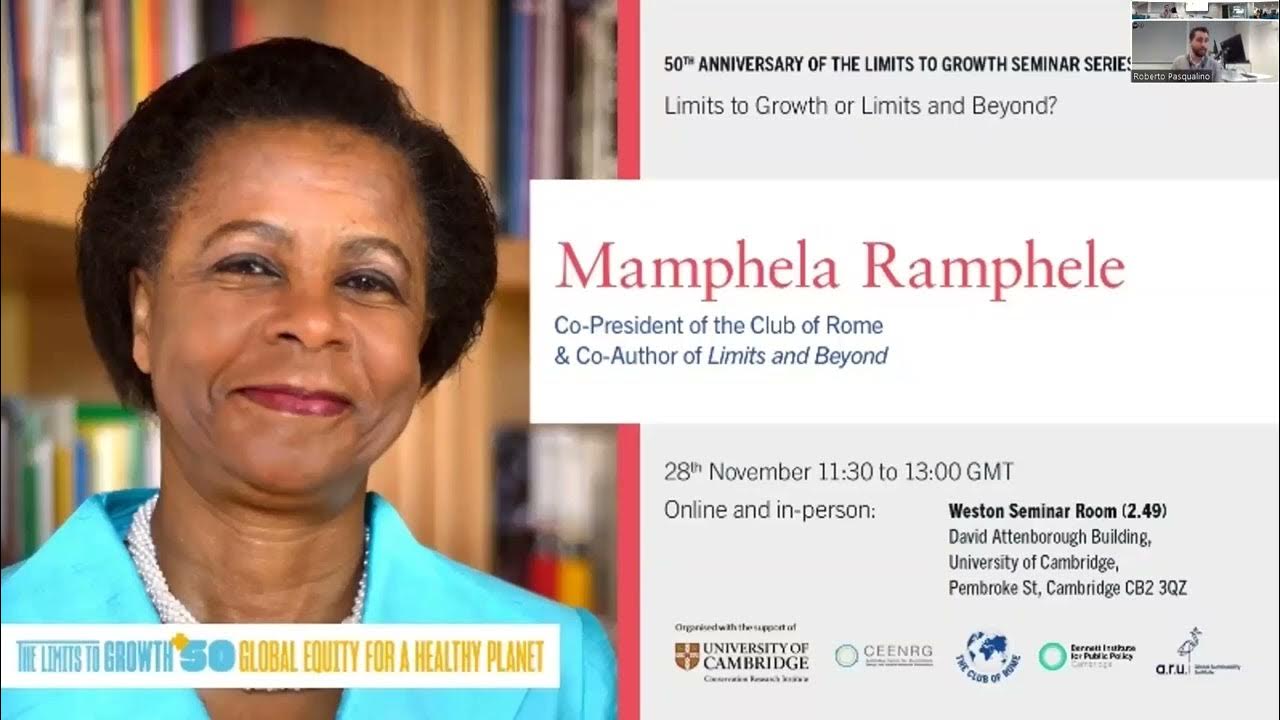 Mamphela Ramphele - Limits to Growth or Limits and Beyond