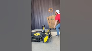 Busting out the ROBOT LAWNMOWER