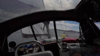 San Juan Island Cattle Pass Gale / turnaround head for shelter
