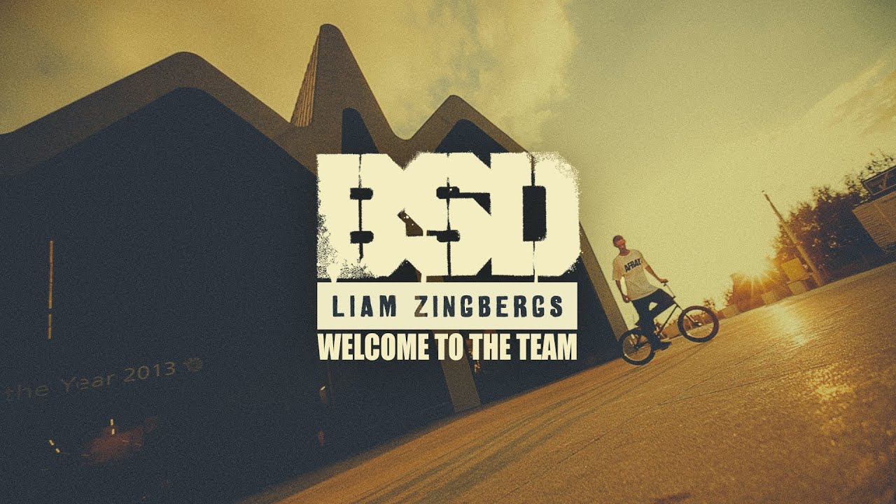 BSD BMX - Liam Zingbergs - Welcome to the Team - YouTube