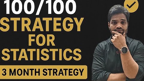 💯 “Topper’s 3 Month Plan to Score 100 Marks in Statistics | Class 12 Commerce 2026”