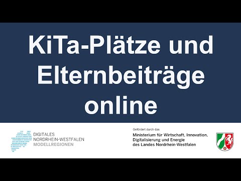 KiTa-Plätze und Elternbeiträge online | Digitale Modellregion Soest