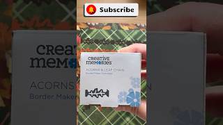 Acorns &amp; Leaf Chain Border Maker Cartridge - Creative Memories - August 2025 #diy  #scrapbooking