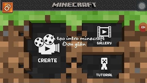 Cách tạo intro minecraft để làm youtube