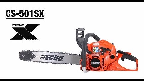 CS 501SX ECHO X-Series professional chainsaw. See the features that make it so special.
